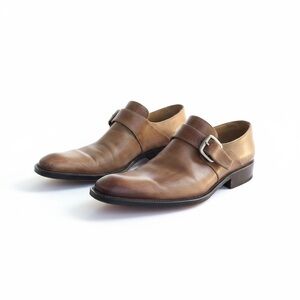 👞 Magnanni Monk Strap Dress Shoes | Men’s 8M EU 41 | Brown Leather Luxury Spain